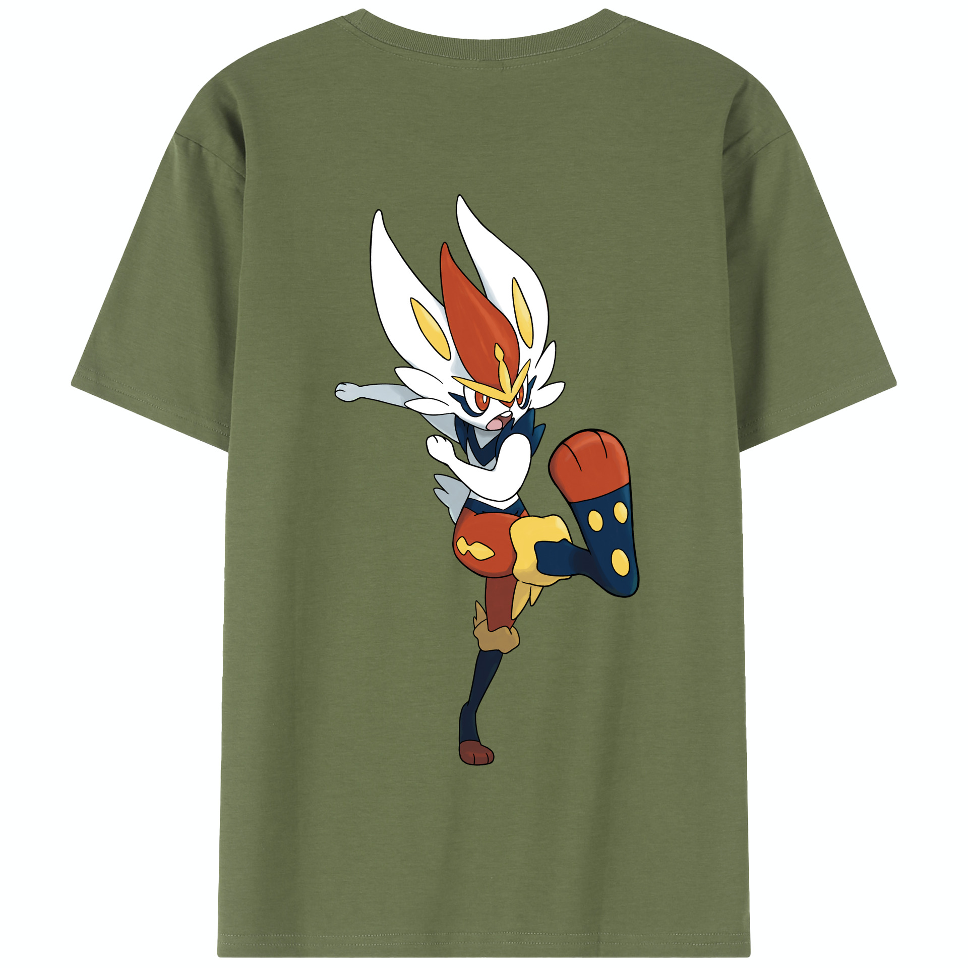 （画像用） ポケットモンスター Pokémon 綿100％半袖Tシャツ（背面プリント）